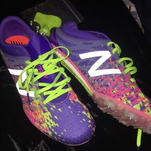 New unworn Neon newbalance MD500 racing shoes